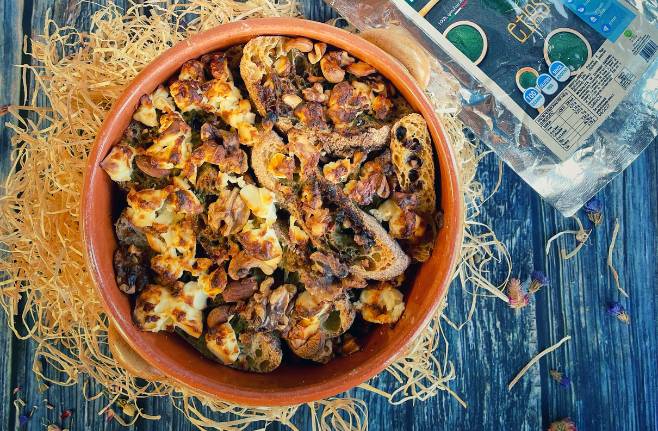 Capitorada con Spirulina