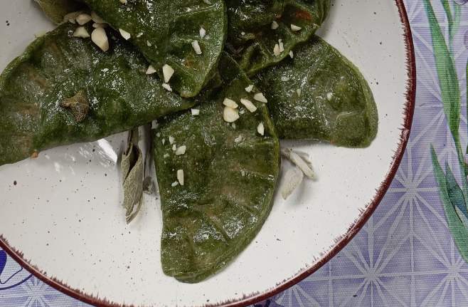 Ravioli alla Spirulina