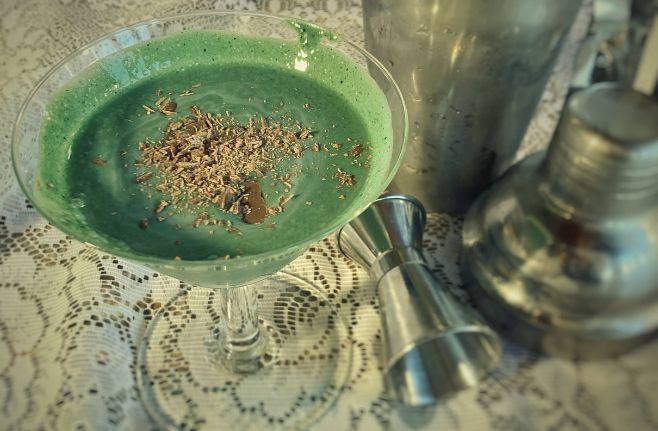 Vegan Grasshopper alla Spirulina