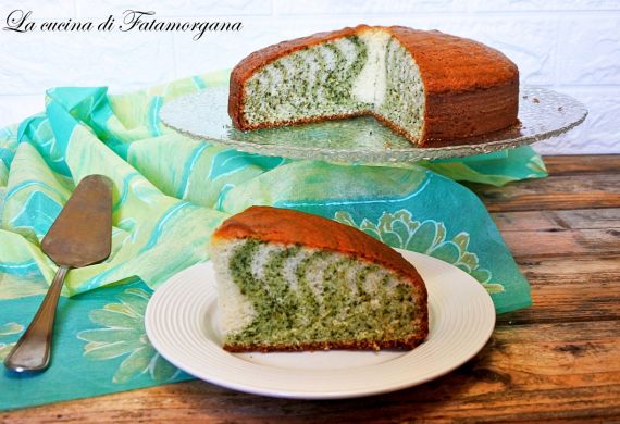 Torta zebrata alla Spirulina