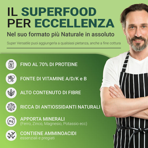 Spirulina in scaglie 100gr