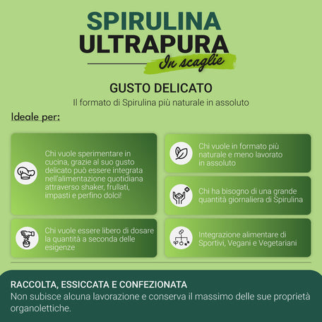 Spirulina in scaglie 100gr